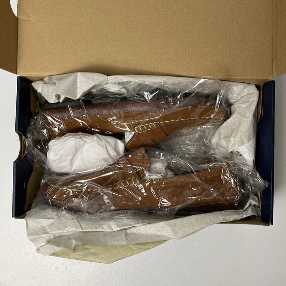 Cole Haan Wyatt Penny Driver Loafer Men Size 8 British Tan brown Shoes Slip On - Picture 7 of 7